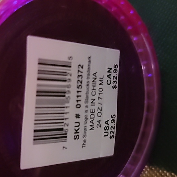 Starbucks Summer Iridescent Deep Magenta Grid Venti Tumbler 2024 Edition - Picture 8 of 10